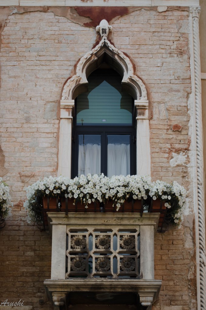 Venetian Gothic window